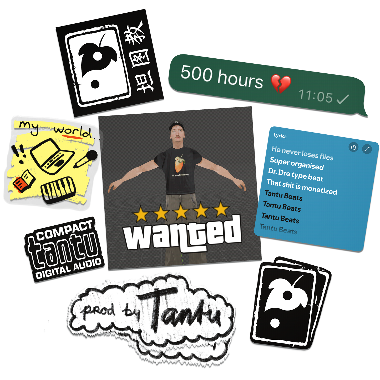 Tantuïsm Sticker Pack